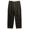 Norse Projects NORSE PROJECTS VOLDA PLEATED COTTON TWILL TROUSER BEECH GREEN