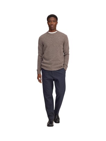 NN.07 NN.07 LEE 6598 CREWNECK PULLOVER TARMAC BROWN