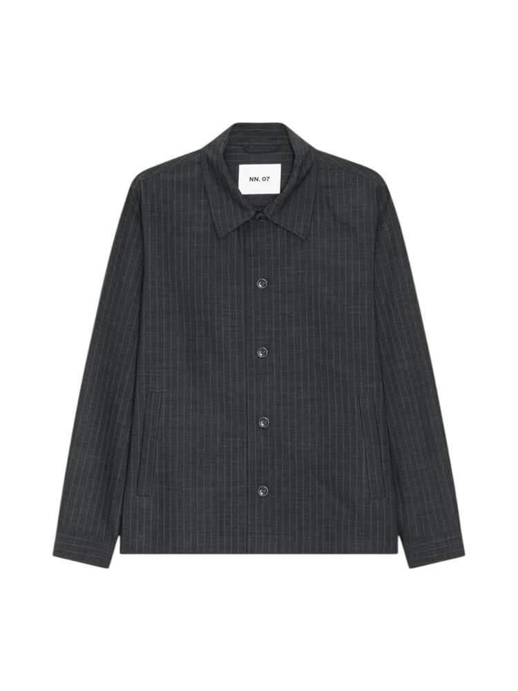 NN.07 NN.07 ZANDER 10037 OVERSHIRT DARK GREY