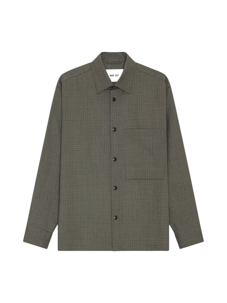 NN.07 NN.07 FREDDY 10071 OVERSHIRT GREEN