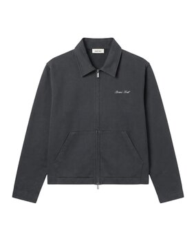 Brams Fruit BRAM'S FRUIT SCRIPT LOGO FULL ZIP SWEAT SHADOW BLACK