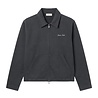 Brams Fruit BRAM'S FRUIT SCRIPT LOGO FULL ZIP SWEAT SHADOW BLACK