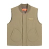 Brams Fruit BRAM'S FRUIT REVERSIBLE PADDED BODYWARMER VEST OLIVE GREEN