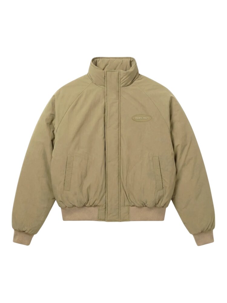 Brams Fruit BRAM'S FRUIT REVERSIBLE BOMBER JACKET OLIVE GREEN