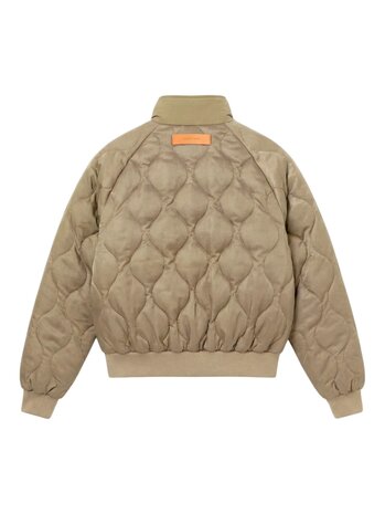 Brams Fruit BRAM'S FRUIT REVERSIBLE BOMBER JACKET OLIVE GREEN