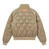 Brams Fruit BRAM'S FRUIT REVERSIBLE BOMBER JACKET OLIVE GREEN