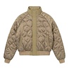 Brams Fruit BRAM'S FRUIT REVERSIBLE BOMBER JACKET OLIVE GREEN