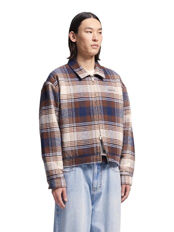 Brams Fruit BRAM'S FRUIT GARDENER FLANNEL JACKET BROWN