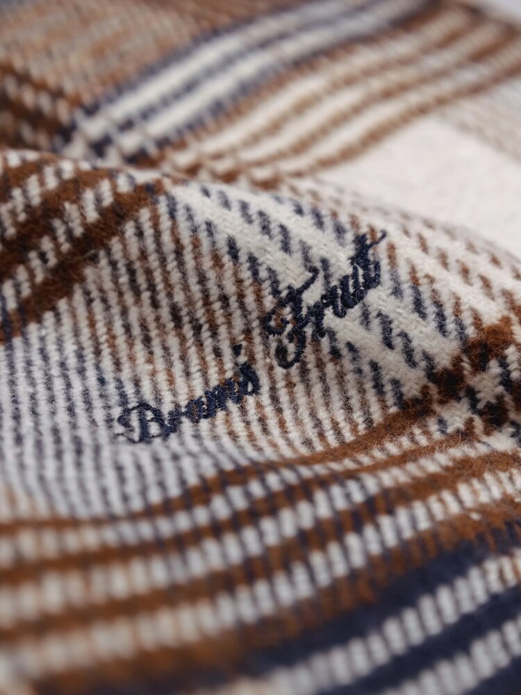 Brams Fruit BRAM'S FRUIT GARDENER FLANNEL JACKET BROWN