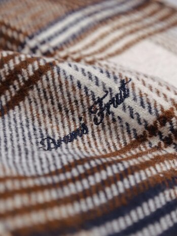 Brams Fruit BRAM'S FRUIT GARDENER FLANNEL JACKET BROWN