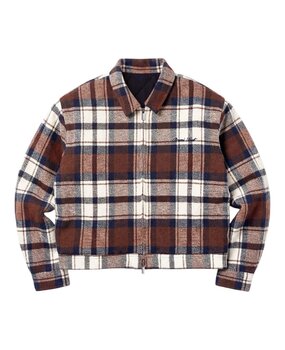 Brams Fruit BRAM'S FRUIT GARDENER FLANNEL JACKET BROWN