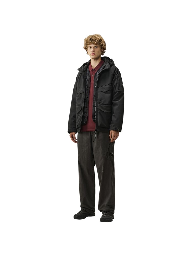 C.P. Company C.P. COMPANY SHELL-R PADDED LENS JACKET BLACK