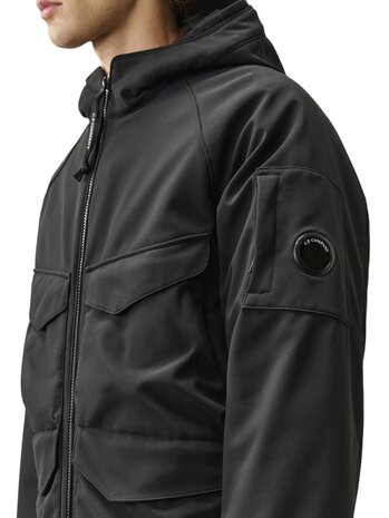 C.P. Company C.P. COMPANY SHELL-R PADDED LENS JACKET BLACK