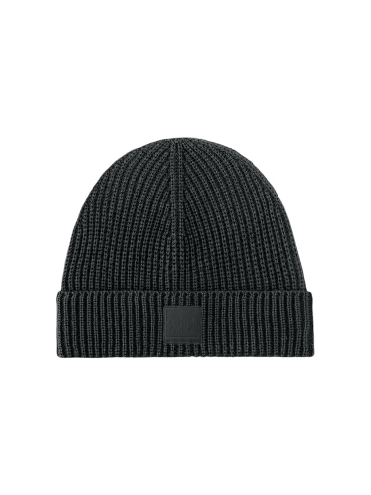 C.P. Company C.P. COMPANY HAT BEANIE EXTRAFINE MERINO WOOL BLACK