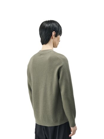 C.P. Company C.P. COMPANY CREWNECK MERINO WOOL DUSTY OLIVE