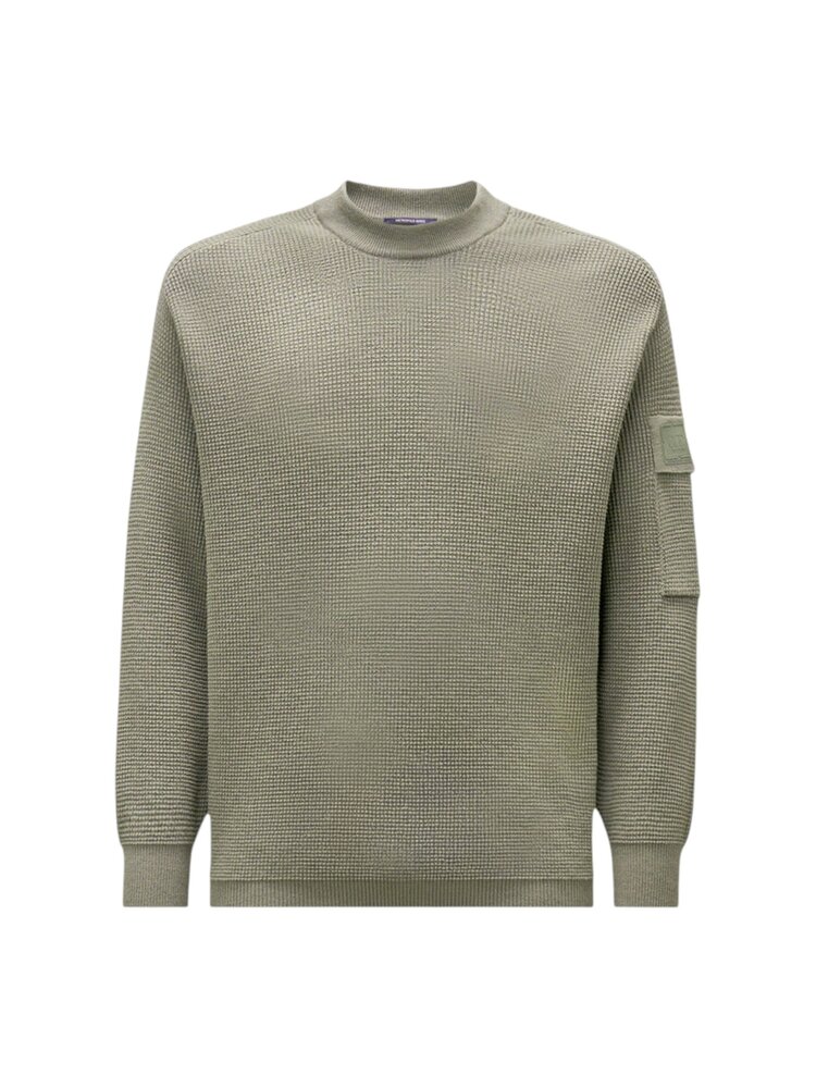 C.P. Company C.P. COMPANY CREWNECK MERINO WOOL DUSTY OLIVE