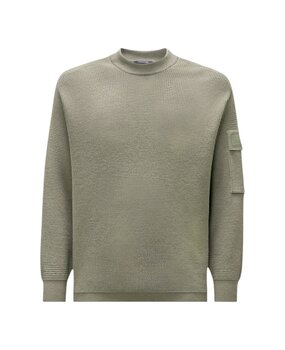 C.P. Company C.P. COMPANY CREWNECK MERINO WOOL DUSTY OLIVE