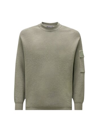 C.P. Company C.P. COMPANY CREWNECK MERINO WOOL DUSTY OLIVE