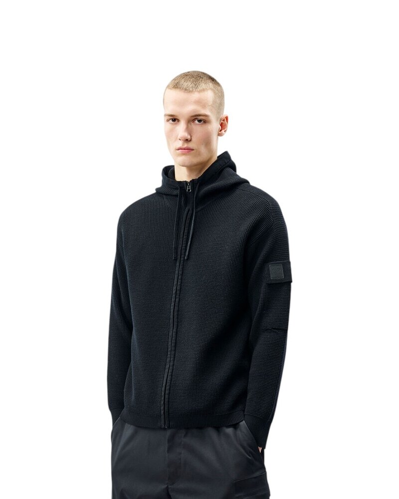 C.P. Company C.P. COMPANY CARDIGAN MERINO WOOL BLACK