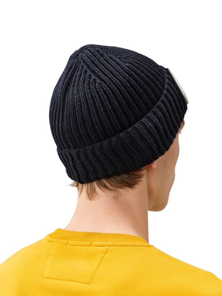 C.P. Company C.P. COMPANY EXTRAFINE MERINO WOOL GOGGLE BEANIE NAVY