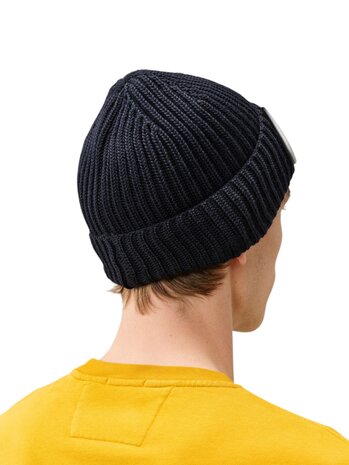 C.P. Company C.P. COMPANY EXTRAFINE MERINO WOOL GOGGLE BEANIE NAVY