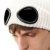 C.P. Company C.P. COMPANY MERINO WOOL GOGGLE BEANIE GAUZE WHITE C.P. Company C.P. COMPANY MERINO WOOL GOGGLE BEANIE GAUZE WHITE