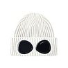 C.P. Company C.P. COMPANY MERINO WOOL GOGGLE BEANIE GAUZE WHITE C.P. Company C.P. COMPANY MERINO WOOL GOGGLE BEANIE GAUZE WHITE