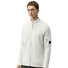 C.P. Company C.P. COMPANY CARDIGAN FLEECE KNIT WHITE MELANGE