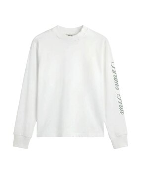 Brams Fruit BRAM'S FRUIT DISTRESSED SCRIPT LONGSLEEVE OFF-WHITE