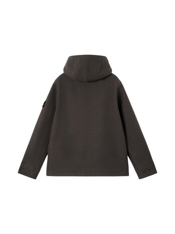 Stone Island STONE ISLAND HEAVY MELTON JACKET GREY