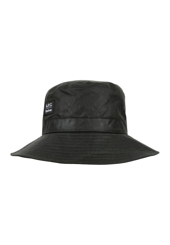 A.P.C. A.P.C. PARIS X BARBOUR BUCKET HAT DARK SAGE