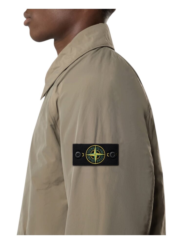 Stone Island STONE ISLAND MICRO REPS LONG COAT MILITARY GREEN