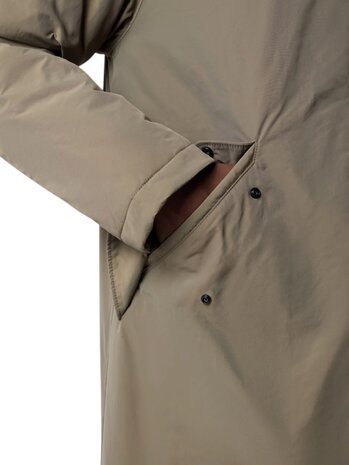 Stone Island STONE ISLAND MICRO REPS LONG COAT MILITARY GREEN