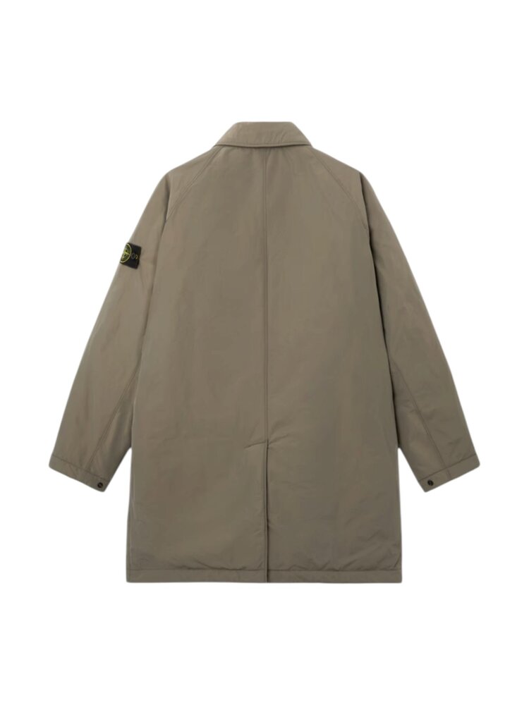 Stone Island STONE ISLAND MICRO REPS LONG COAT MILITARY GREEN