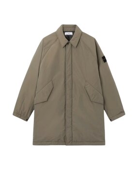 Stone Island STONE ISLAND MICRO REPS LONG COAT MILITARY GREEN