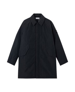 Stone Island STONE ISLAND MICRO REPS LONG COAT BLACK