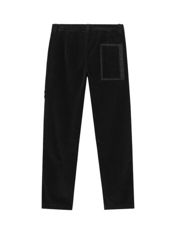 Stone Island STONE ISLAND CORDUROY PANTS BLACK