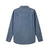 Stone Island STONE ISLAND BRUSHED INDIGO CHAMBRAY SHIRT