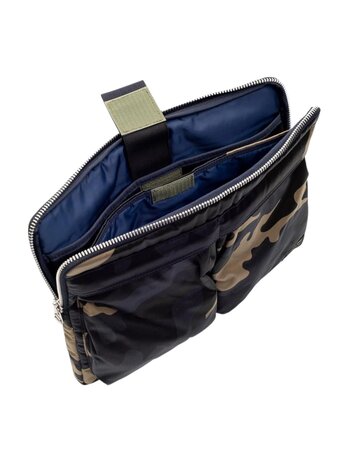 Porter Yoshida PORTER-YOSHIDA & CO. COUNTER SHADE DOCUMENT LAPTOP CASE WOODLAND CAMO Porter Yoshida PORTER-YOSHIDA & CO. COUNTER SHADE DOCUMENT LAPTOP CASE WOODLAND CAMO