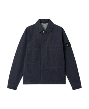 Stone Island STONE ISLAND INDIGO DENIM RAW JACKET