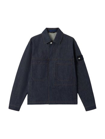 Stone Island STONE ISLAND INDIGO DENIM RAW JACKET