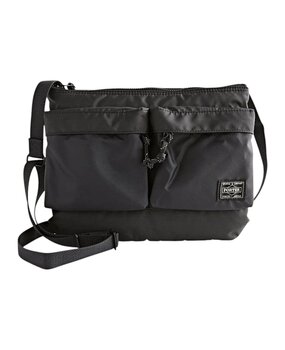 Porter Yoshida PORTER-YOSHIDA & CO. FORCE SHOULDER BAG SMALL BLACK Porter Yoshida PORTER-YOSHIDA & CO. FORCE SHOULDER BAG SMALL BLACK