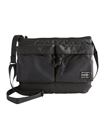 Porter Yoshida PORTER-YOSHIDA & CO. FORCE SHOULDER BAG SMALL BLACK Porter Yoshida PORTER-YOSHIDA & CO. FORCE SHOULDER BAG SMALL BLACK