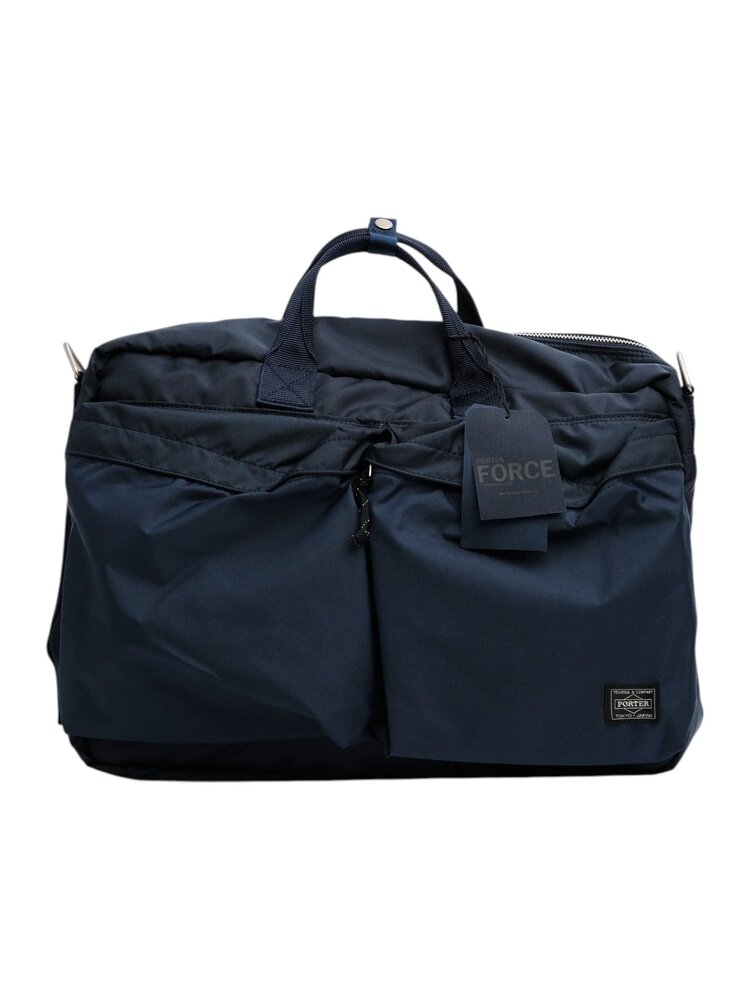 Porter Yoshida PORTER-YOSHIDA & CO. FORCE 3-WAY BRIEFCASE BAG NAVY Porter Yoshida PORTER-YOSHIDA & CO. FORCE 3-WAY BRIEFCASE BAG NAVY