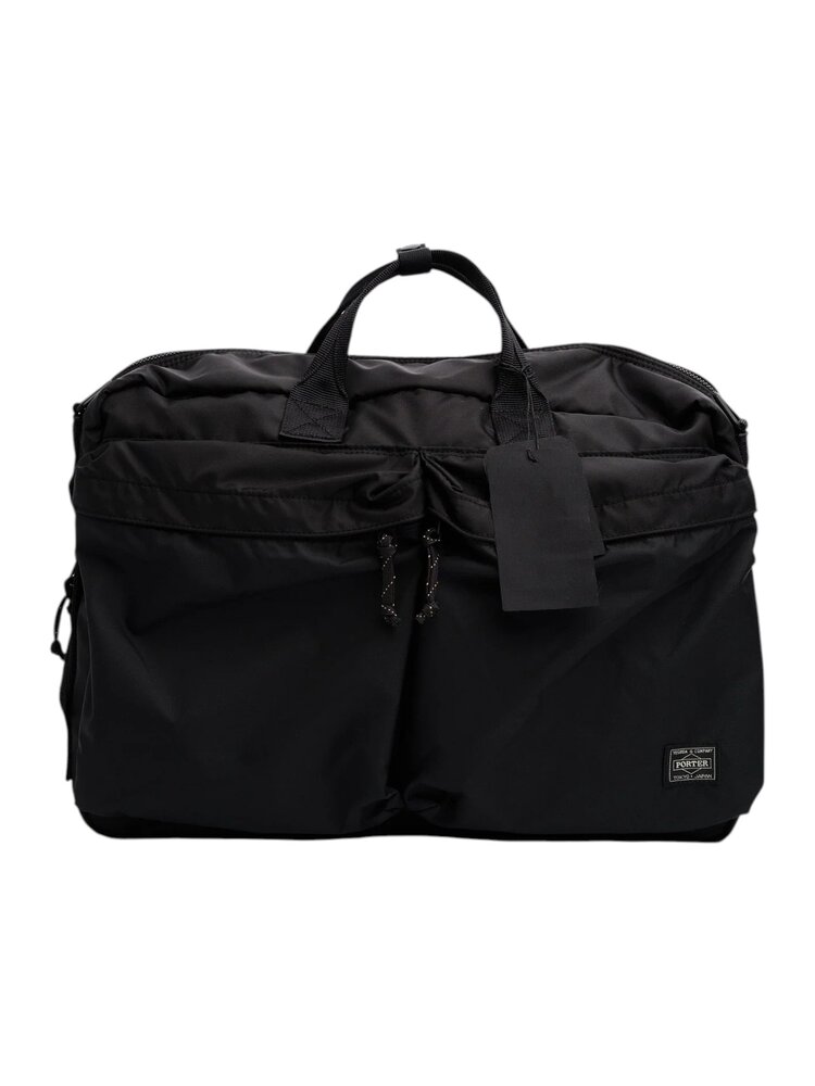 Porter Yoshida PORTER-YOSHIDA & CO. FORCE 3-WAY BRIEFCASE BAG BLACK Porter Yoshida PORTER-YOSHIDA & CO. FORCE 3-WAY BRIEFCASE BAG BLACK