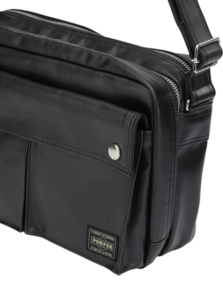 Porter Yoshida PORTER-YOSHIDA & CO. FREE STYLE SHOULDER BAG BLACK Porter Yoshida PORTER-YOSHIDA & CO. FREE STYLE SHOULDER BAG BLACK