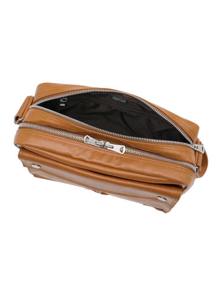Porter Yoshida PORTER-YOSHIDA & CO. FREE STYLE SHOULDER BAG BROWN Porter Yoshida PORTER-YOSHIDA & CO. FREE STYLE SHOULDER BAG BROWN