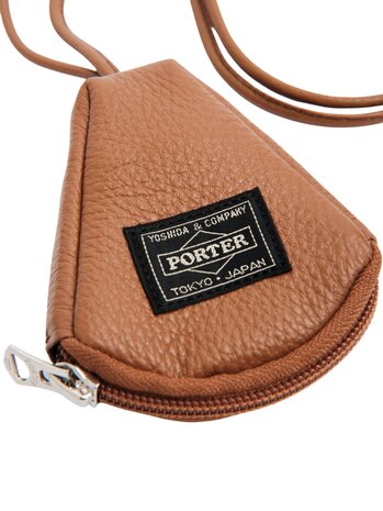 Porter Yoshida PORTER-YOSHIDA & CO. CALM KEY POUCH CAMEL