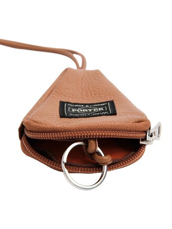 Porter Yoshida PORTER-YOSHIDA & CO. CALM KEY POUCH CAMEL