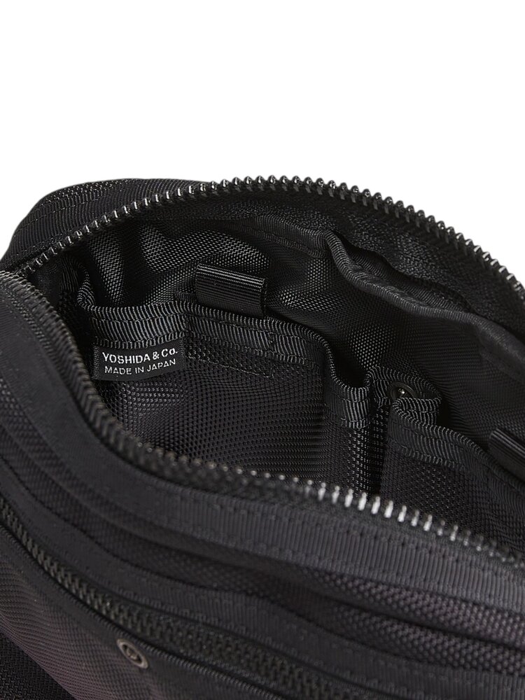 Porter Yoshida PORTER-YOSHIDA & CO. HEAT SMALL SHOULDER BAG BLACK